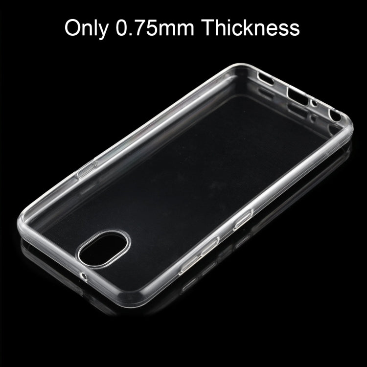 For LG K30 0.75mm Ultra Thin Transparent TPU Case