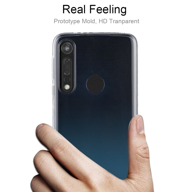 For Motorola One Macro 0.75mm Ultra Thin Transparent TPU Case