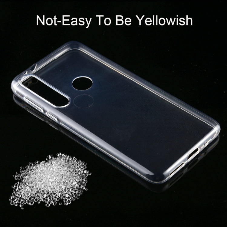 For Motorola One Macro 0.75mm Ultra Thin Transparent TPU Case