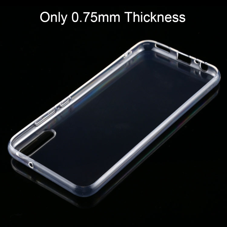 For Huawei Enjoy 10 0.75mm Ultra Thin Transparent TPU Case