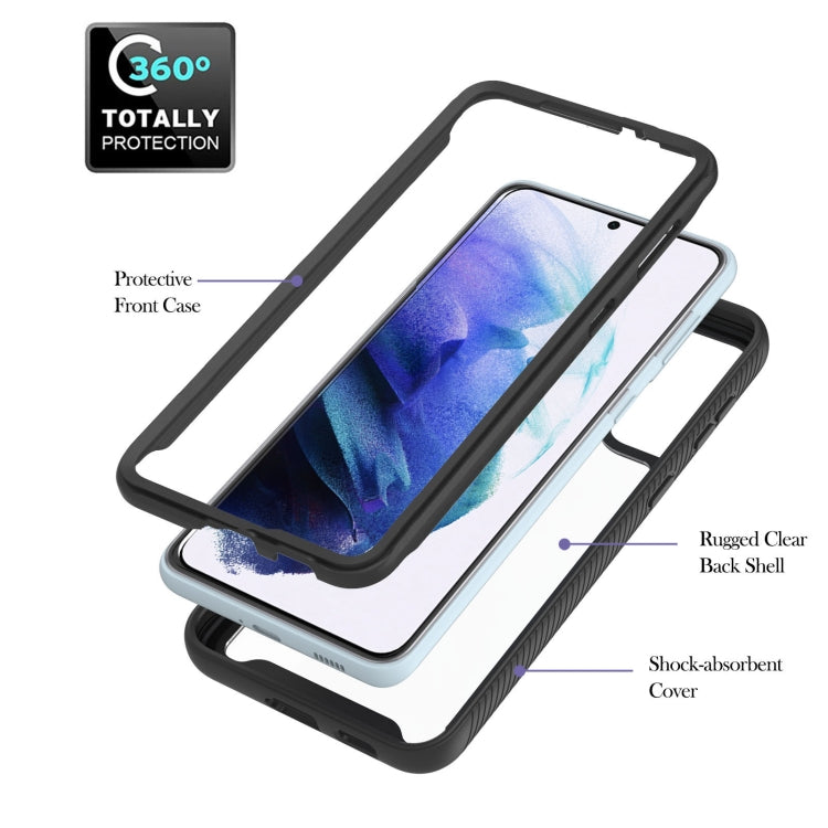 For Samsung Galaxy S21 5G Starry Sky Solid Color Series Shockproof PC + TPU Protective Case with Ring Holder & Magnetic Function