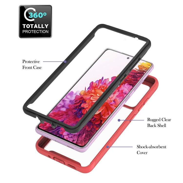 For Samsung Galaxy S20 FE 4G / 5G Starry Sky Solid Color Series Shockproof PC + TPU Protective Case with Ring Holder & Magnetic Function