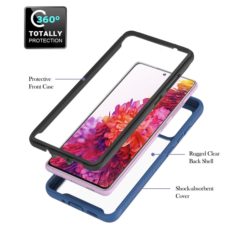 For Samsung Galaxy S20 FE 4G / 5G Starry Sky Solid Color Series Shockproof PC + TPU Protective Case with Ring Holder & Magnetic Function