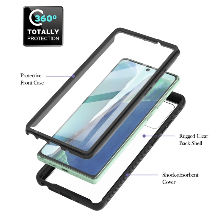 For Samsung Galaxy Note20 Starry Sky Solid Color Series Shockproof PC + TPU Protective Case with Ring Holder & Magnetic Function