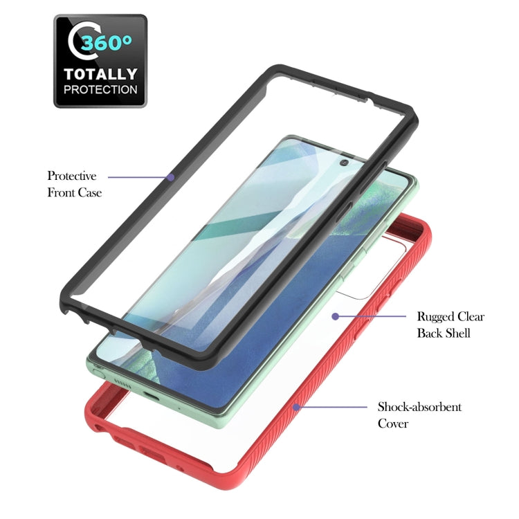 For Samsung Galaxy Note20 Starry Sky Solid Color Series Shockproof PC + TPU Protective Case with Ring Holder & Magnetic Function