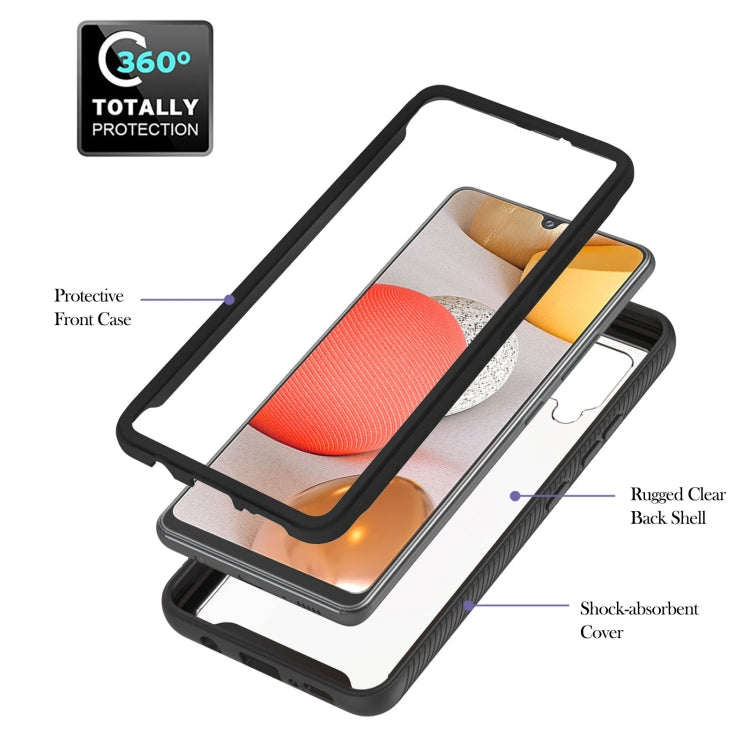 For Samsung Galaxy A42 5G Starry Sky Solid Color Series Shockproof PC + TPU Protective Case with Ring Holder & Magnetic Function