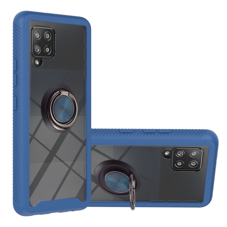 For Samsung Galaxy A42 5G Starry Sky Solid Color Series Shockproof PC + TPU Protective Case with Ring Holder & Magnetic Function