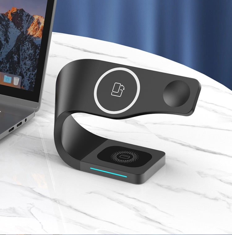 178 4 In 1 Multi-function Smart Magnetic Wireless Charger for iPhone & iWatches & AirPods