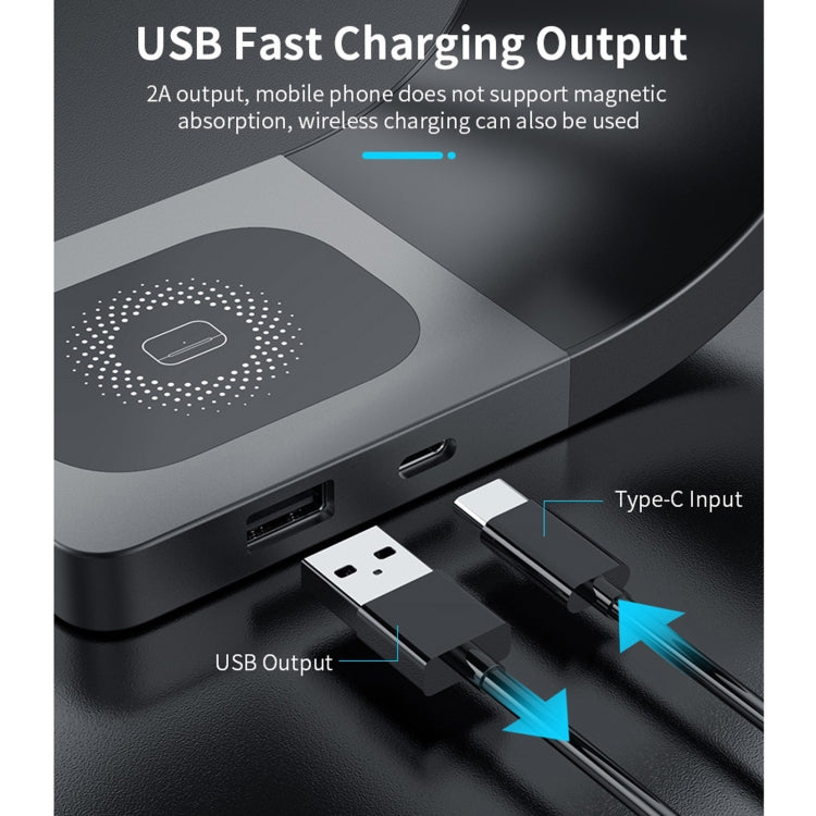 178 4 In 1 Multi-function Smart Magnetic Wireless Charger for iPhone & iWatches & AirPods