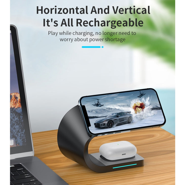 178 4 In 1 Multi-function Smart Magnetic Wireless Charger for iPhone & iWatches & AirPods