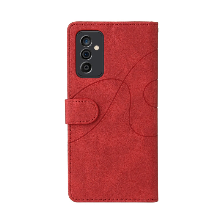 For Samsung Galaxy A82 5G Dual-color Splicing Horizontal Flip PU Leather Case with Holder & Card Slots & Wallet