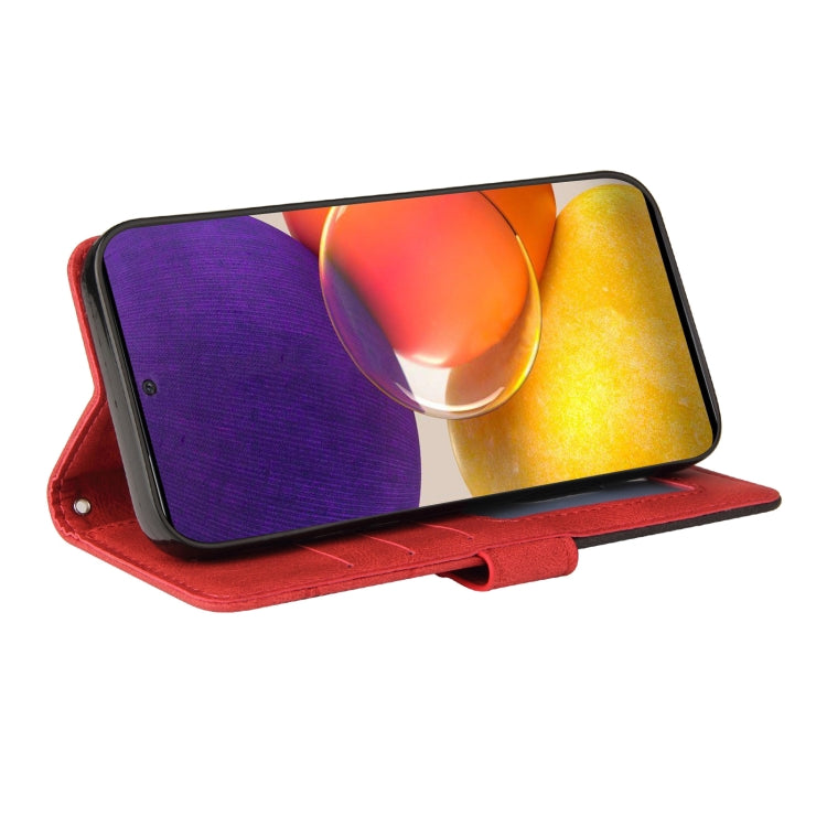 For Samsung Galaxy A82 5G Dual-color Splicing Horizontal Flip PU Leather Case with Holder & Card Slots & Wallet