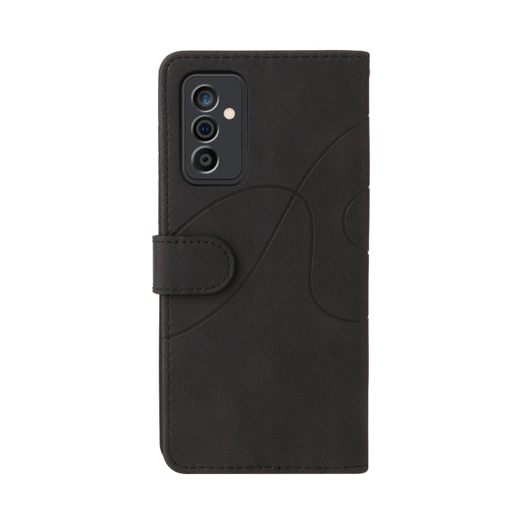 For Samsung Galaxy A82 5G Dual-color Splicing Horizontal Flip PU Leather Case with Holder & Card Slots & Wallet