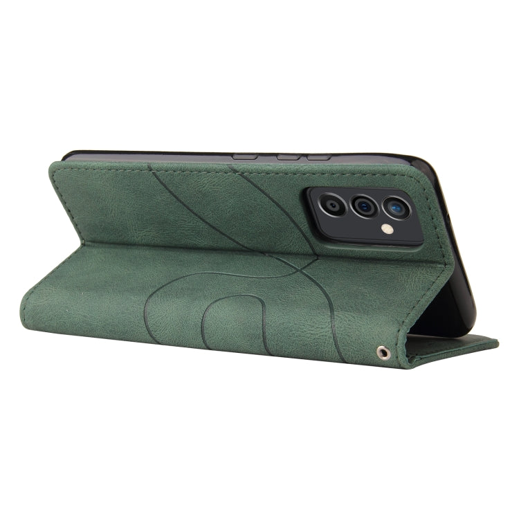 For Samsung Galaxy A82 5G Dual-color Splicing Horizontal Flip PU Leather Case with Holder & Card Slots & Wallet