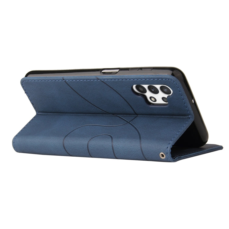 For Samsung Galaxy A32 5G Dual-color Splicing Horizontal Flip PU Leather Case with Holder & Card Slots & Wallet