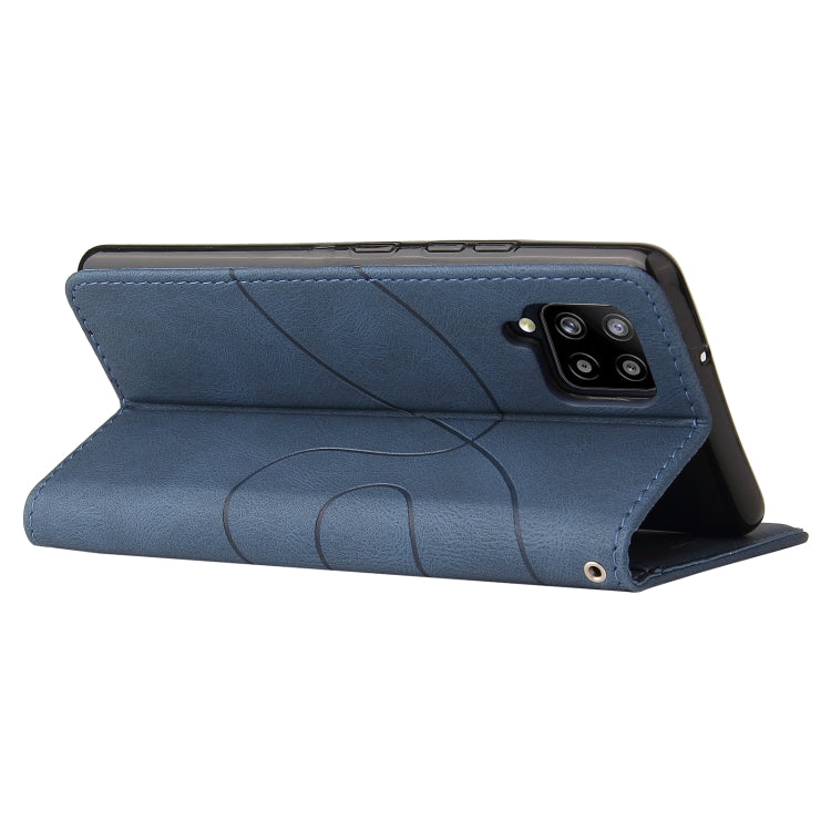 For Samsung Galaxy A42 5G Dual-color Splicing Horizontal Flip PU Leather Case with Holder & Card Slots & Wallet