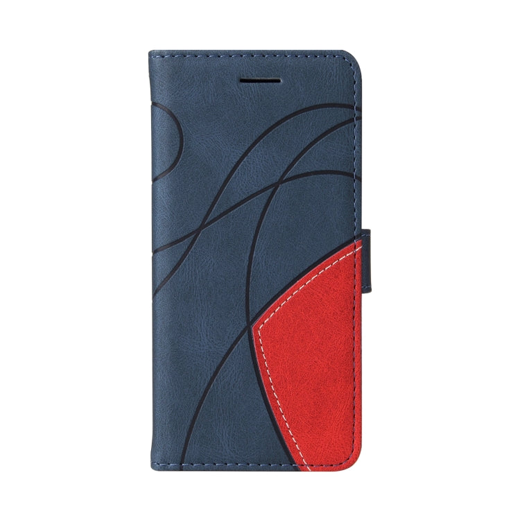 For Samsung Galaxy A52 5G / 4G Dual-color Splicing Horizontal Flip PU Leather Case with Holder & Card Slots & Wallet