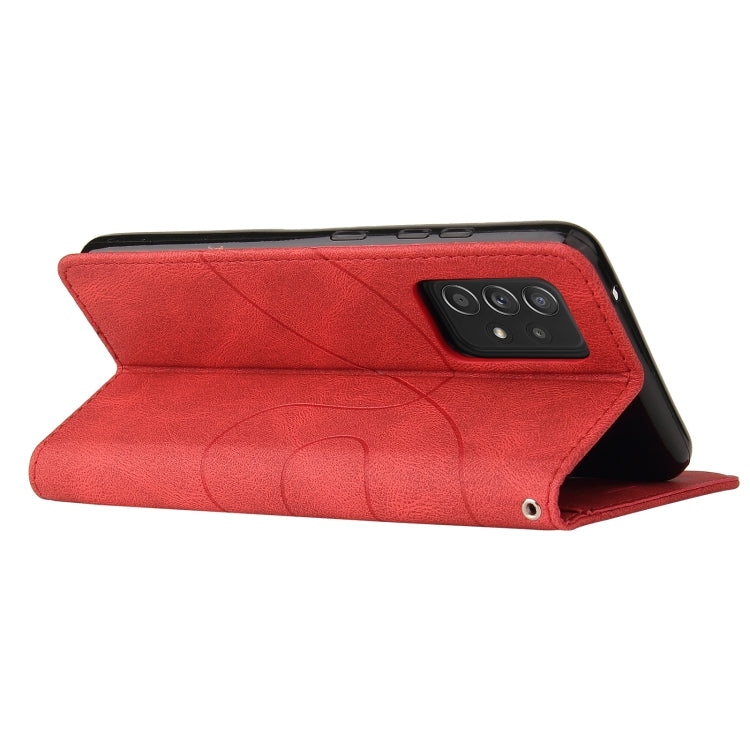 For Samsung Galaxy A52 5G / 4G Dual-color Splicing Horizontal Flip PU Leather Case with Holder & Card Slots & Wallet