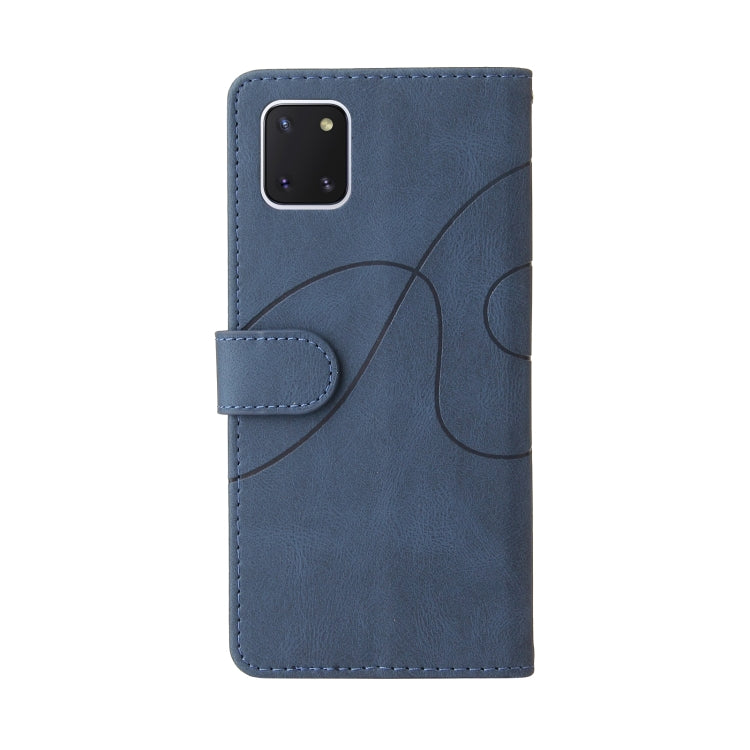 For Samsung Galaxy Note10 Lite / A81 Dual-color Splicing Horizontal Flip PU Leather Case with Holder & Card Slots & Wallet