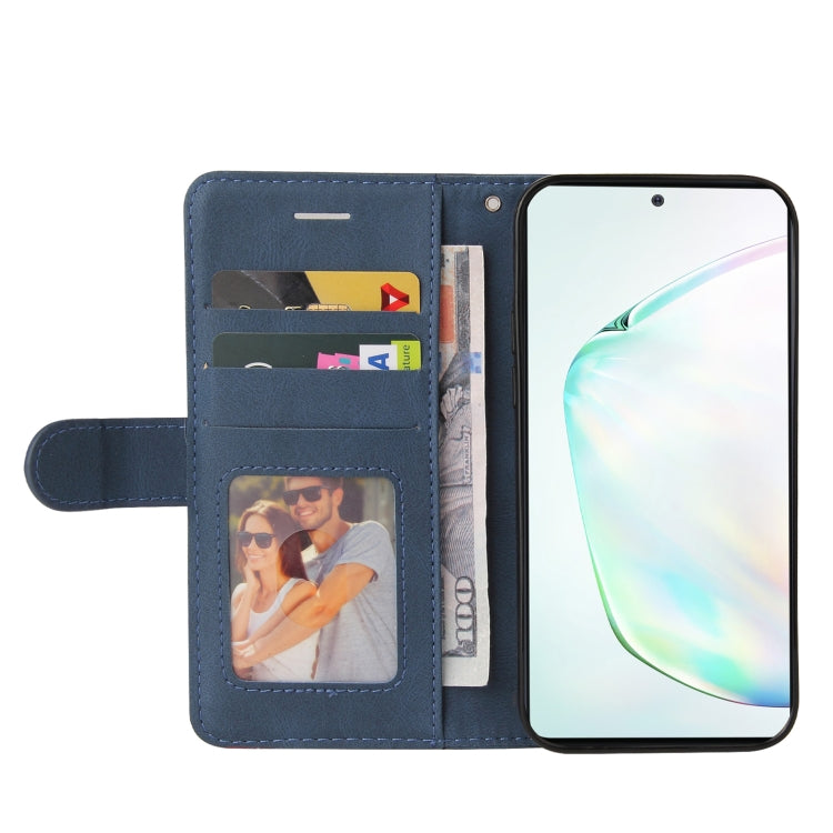 For Samsung Galaxy Note10 Lite / A81 Dual-color Splicing Horizontal Flip PU Leather Case with Holder & Card Slots & Wallet