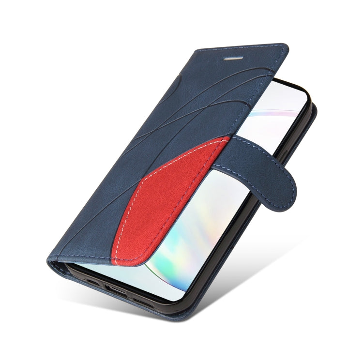 For Samsung Galaxy Note10 Lite / A81 Dual-color Splicing Horizontal Flip PU Leather Case with Holder & Card Slots & Wallet