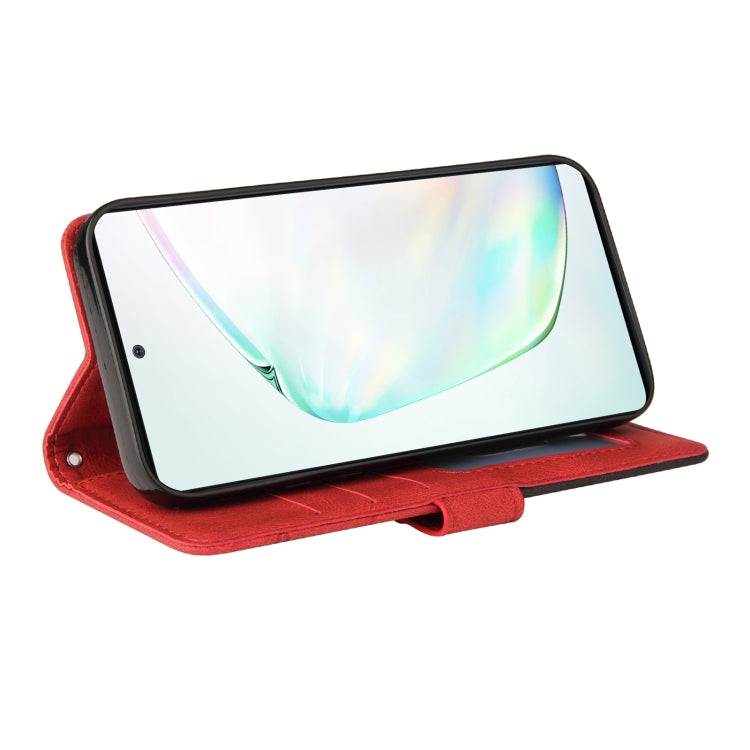 For Samsung Galaxy Note10 Lite / A81 Dual-color Splicing Horizontal Flip PU Leather Case with Holder & Card Slots & Wallet
