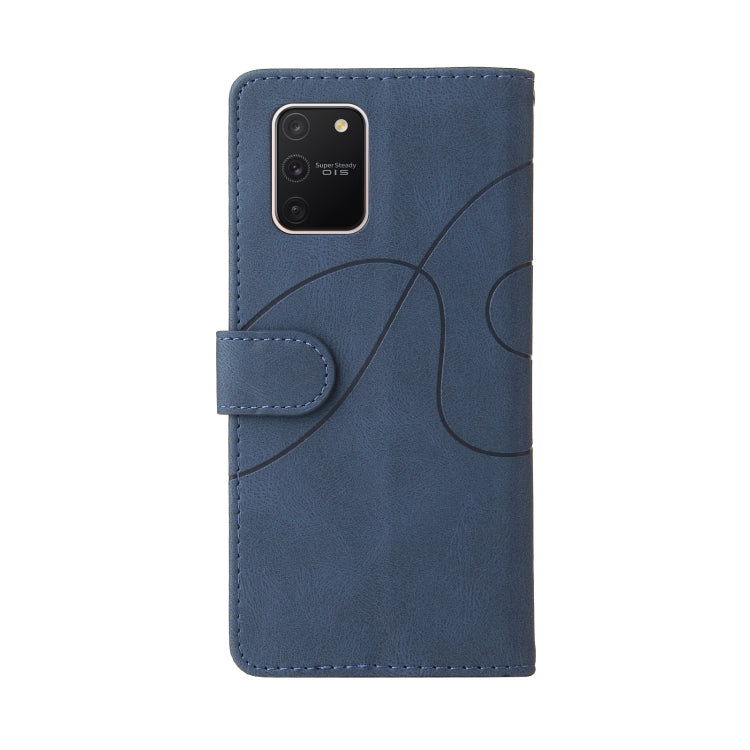 For Samsung Galaxy S10 Lite / A91 Dual-color Splicing Horizontal Flip PU Leather Case with Holder & Card Slots & Wallet