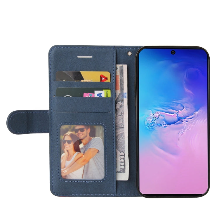 For Samsung Galaxy S10 Lite / A91 Dual-color Splicing Horizontal Flip PU Leather Case with Holder & Card Slots & Wallet