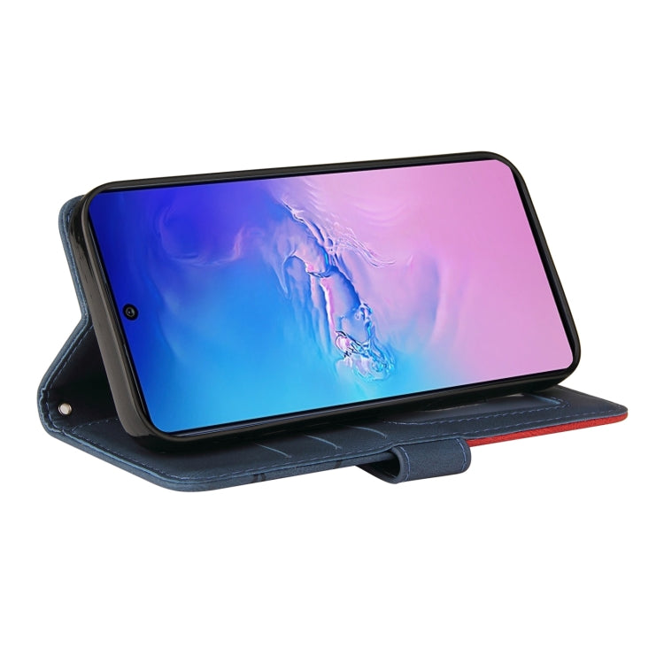 For Samsung Galaxy S10 Lite / A91 Dual-color Splicing Horizontal Flip PU Leather Case with Holder & Card Slots & Wallet