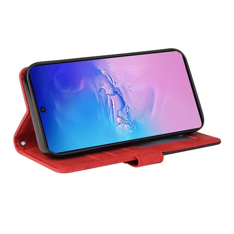 For Samsung Galaxy S10 Lite / A91 Dual-color Splicing Horizontal Flip PU Leather Case with Holder & Card Slots & Wallet
