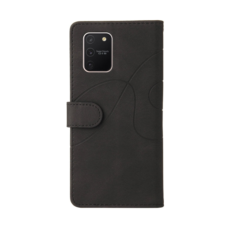 For Samsung Galaxy S10 Lite / A91 Dual-color Splicing Horizontal Flip PU Leather Case with Holder & Card Slots & Wallet