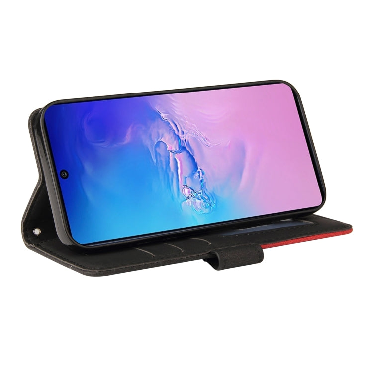 For Samsung Galaxy S10 Lite / A91 Dual-color Splicing Horizontal Flip PU Leather Case with Holder & Card Slots & Wallet