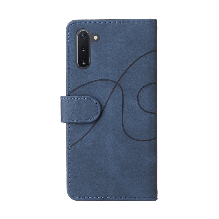 For Samsung Galaxy Note10 Dual-color Splicing Horizontal Flip PU Leather Case with Holder & Card Slots & Wallet