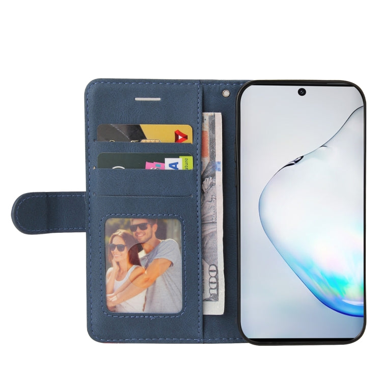 For Samsung Galaxy Note10 Dual-color Splicing Horizontal Flip PU Leather Case with Holder & Card Slots & Wallet