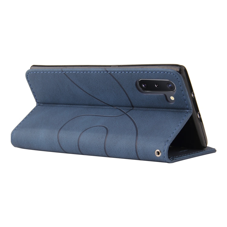 For Samsung Galaxy Note10 Dual-color Splicing Horizontal Flip PU Leather Case with Holder & Card Slots & Wallet
