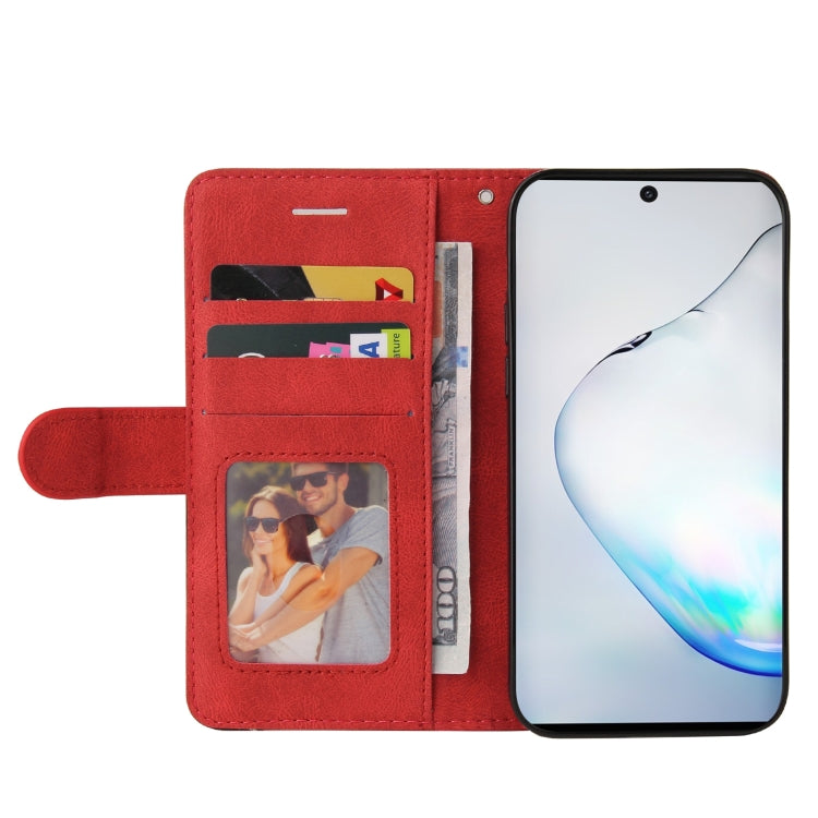 For Samsung Galaxy Note10 Dual-color Splicing Horizontal Flip PU Leather Case with Holder & Card Slots & Wallet