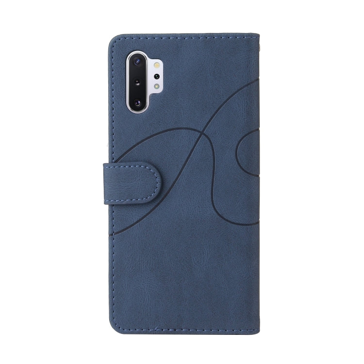 For Samsung Galaxy Note10+ Dual-color Splicing Horizontal Flip PU Leather Case with Holder & Card Slots & Wallet
