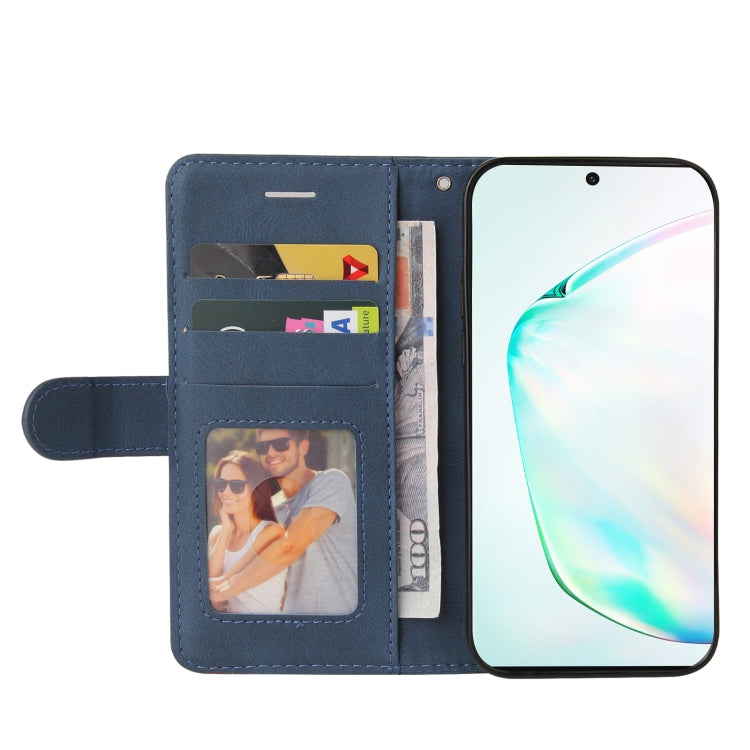 For Samsung Galaxy Note10+ Dual-color Splicing Horizontal Flip PU Leather Case with Holder & Card Slots & Wallet