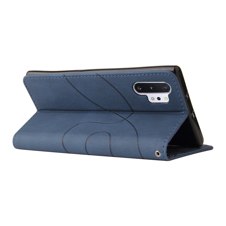 For Samsung Galaxy Note10+ Dual-color Splicing Horizontal Flip PU Leather Case with Holder & Card Slots & Wallet