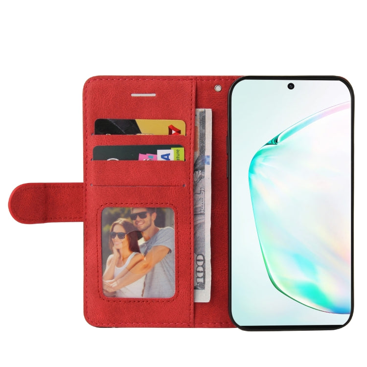For Samsung Galaxy Note10+ Dual-color Splicing Horizontal Flip PU Leather Case with Holder & Card Slots & Wallet