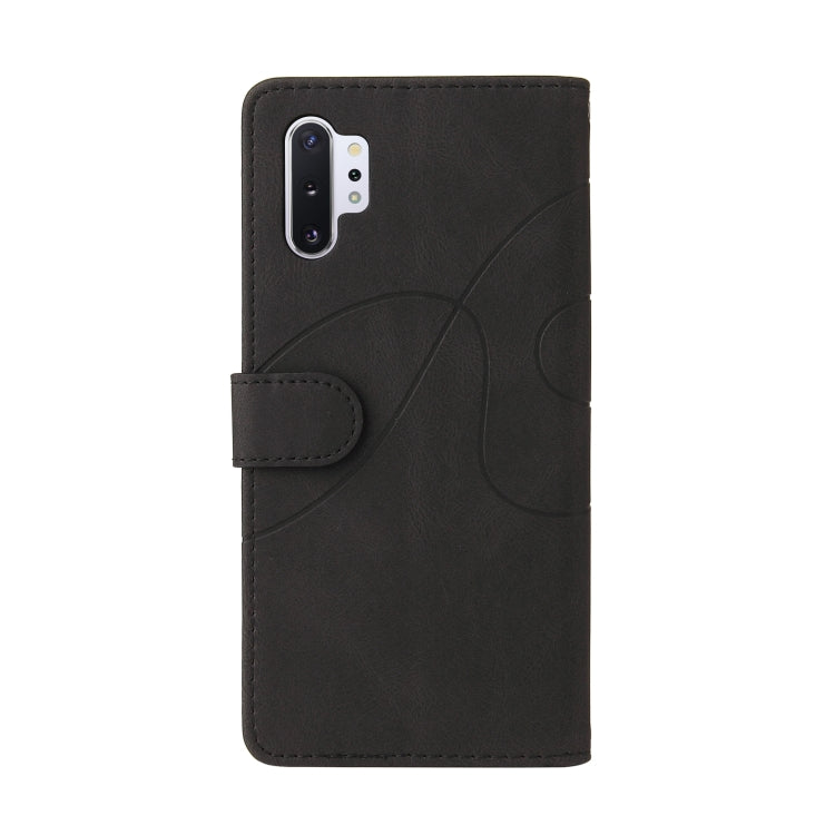 For Samsung Galaxy Note10+ Dual-color Splicing Horizontal Flip PU Leather Case with Holder & Card Slots & Wallet