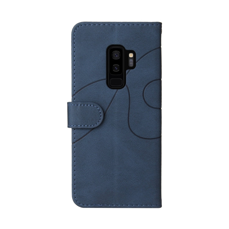 For Samsung Galaxy S9+ Dual-color Splicing Horizontal Flip PU Leather Case with Holder & Card Slots & Wallet