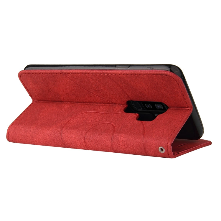 For Samsung Galaxy S9+ Dual-color Splicing Horizontal Flip PU Leather Case with Holder & Card Slots & Wallet