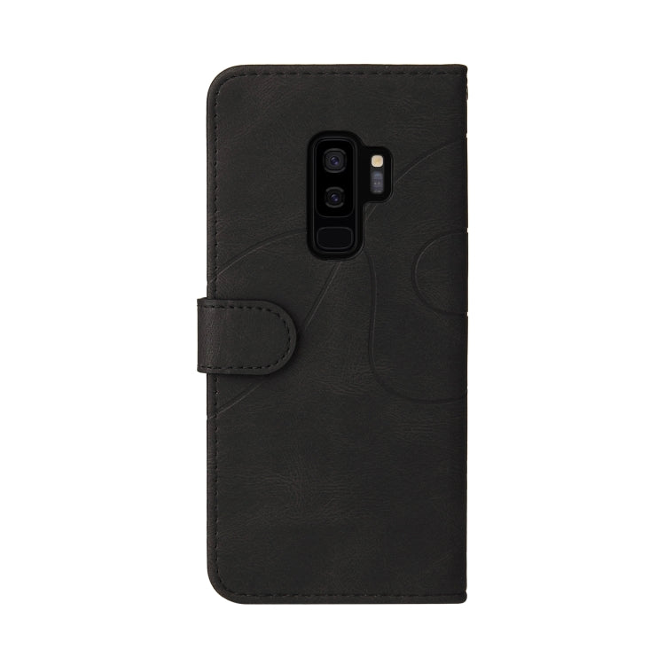 For Samsung Galaxy S9+ Dual-color Splicing Horizontal Flip PU Leather Case with Holder & Card Slots & Wallet