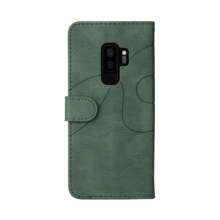 For Samsung Galaxy S9+ Dual-color Splicing Horizontal Flip PU Leather Case with Holder & Card Slots & Wallet