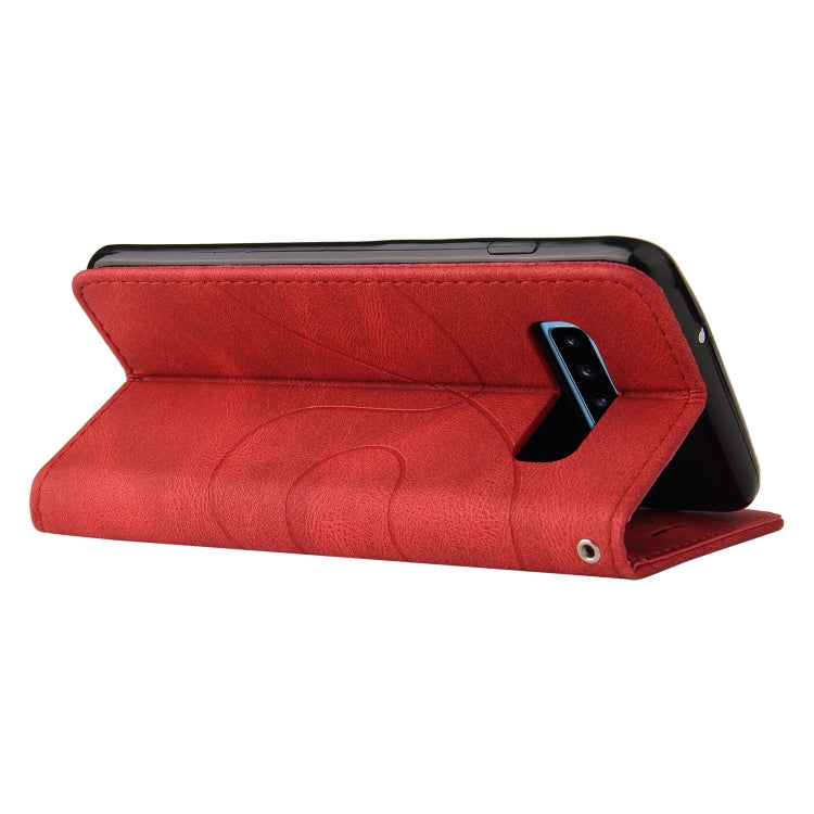 For Samsung Galaxy S10 Dual-color Splicing Horizontal Flip PU Leather Case with Holder & Card Slots & Wallet