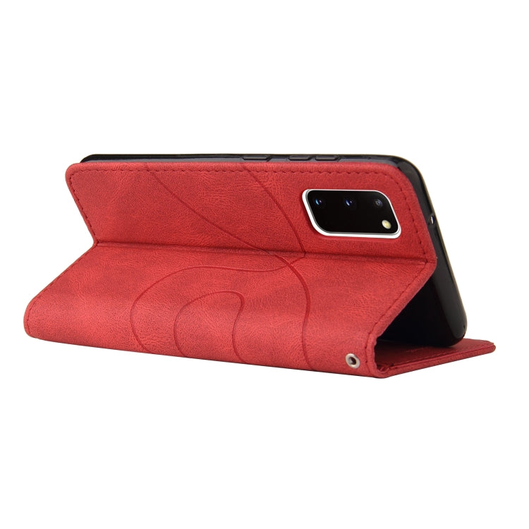 For Samsung Galaxy S20 Dual-color Splicing Horizontal Flip PU Leather Case with Holder & Card Slots & Wallet