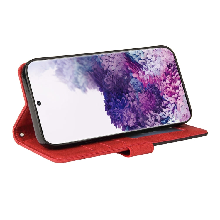 For Samsung Galaxy S20 Dual-color Splicing Horizontal Flip PU Leather Case with Holder & Card Slots & Wallet