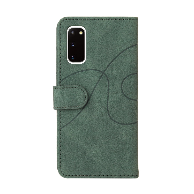 For Samsung Galaxy S20 Dual-color Splicing Horizontal Flip PU Leather Case with Holder & Card Slots & Wallet