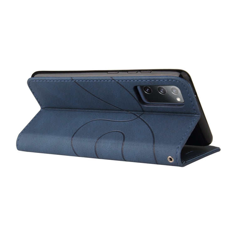For Samsung Galaxy S20 FE 5G Dual-color Splicing Horizontal Flip PU Leather Case with Holder & Card Slots & Wallet